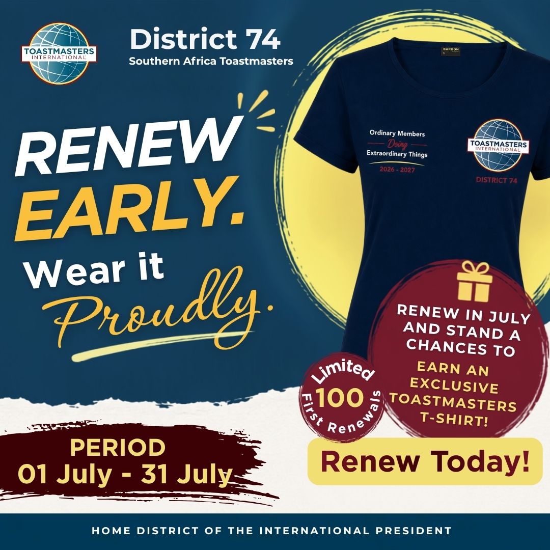 District 74 Early Renewal T-Shirt Campaign