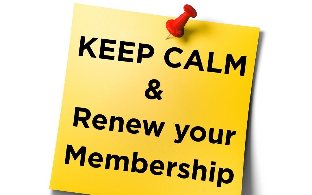 Keep Calm & Renew Your Membership