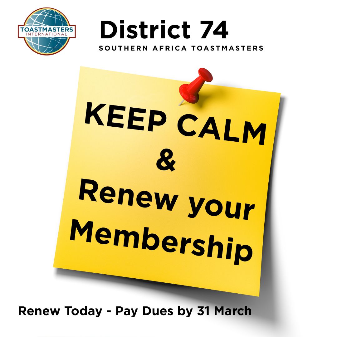 Keep Calm & Renew Your Membership