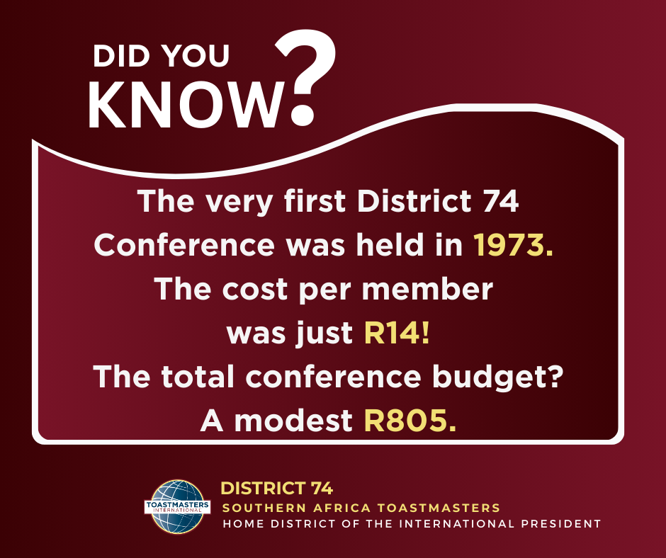 Did You Know: First Conference