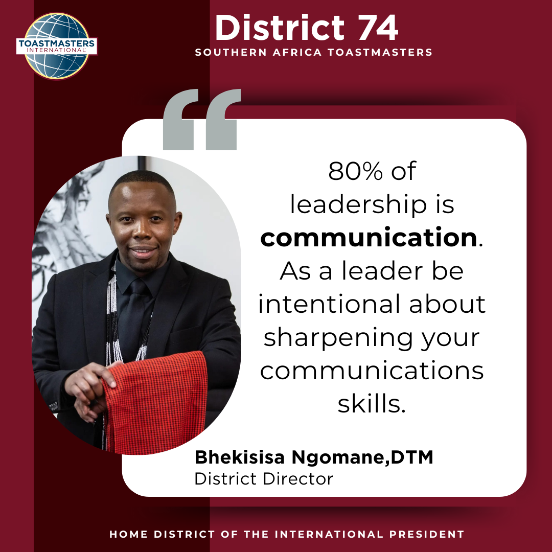 Leadership Quote – Bhekisisa Ngomane DTM