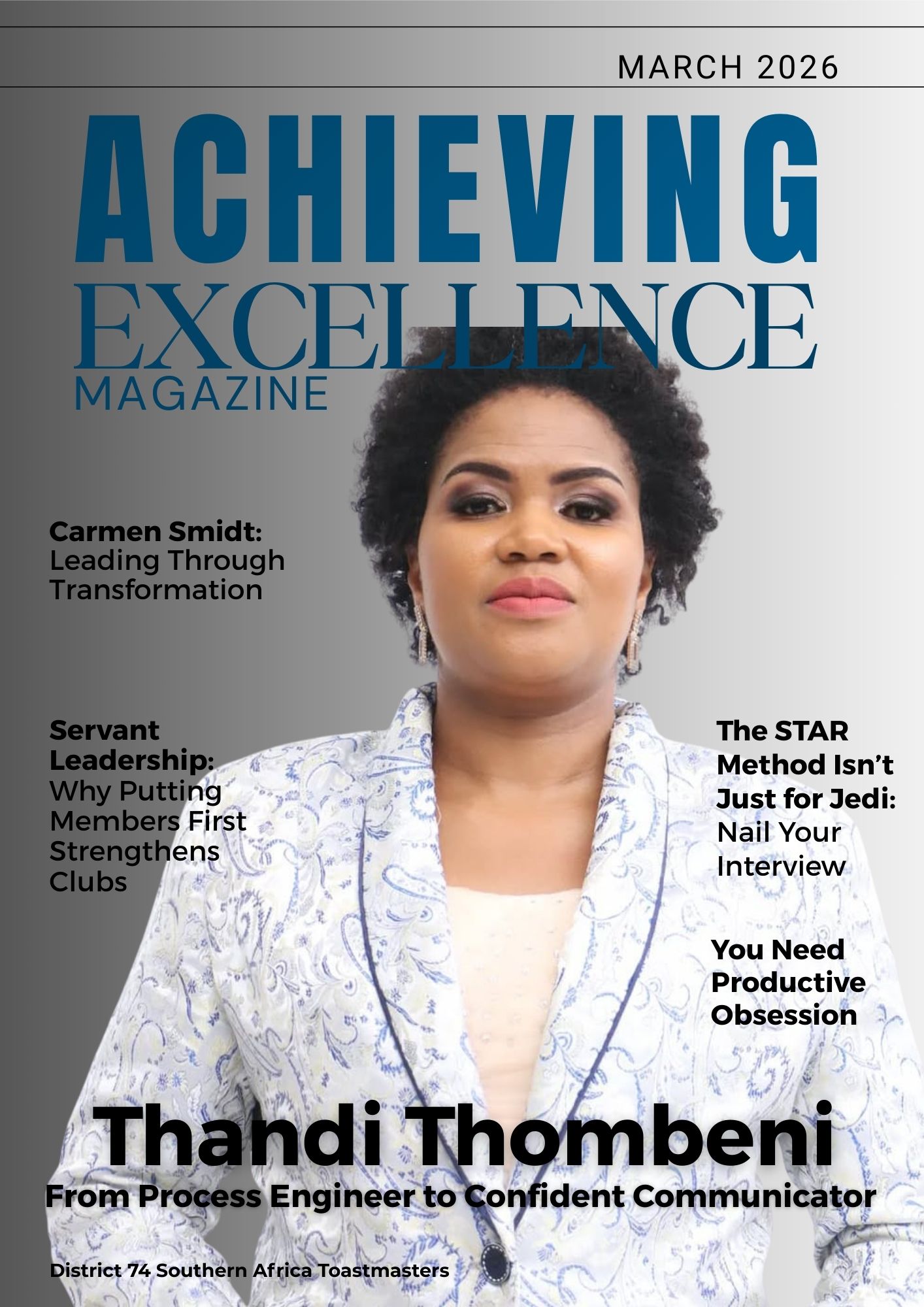 March edition of Achieving Excellence Magazine is out!