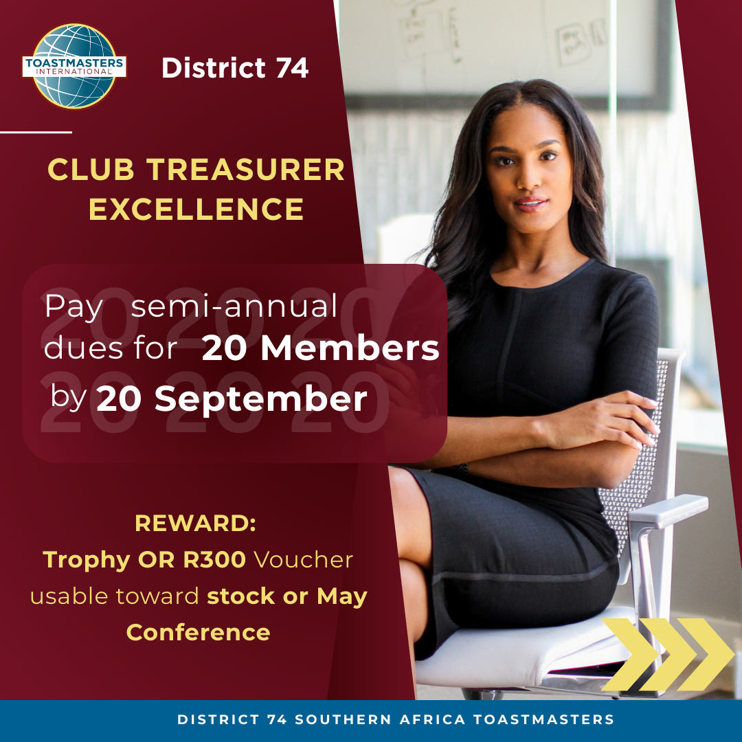 Treasurer Excellence Award