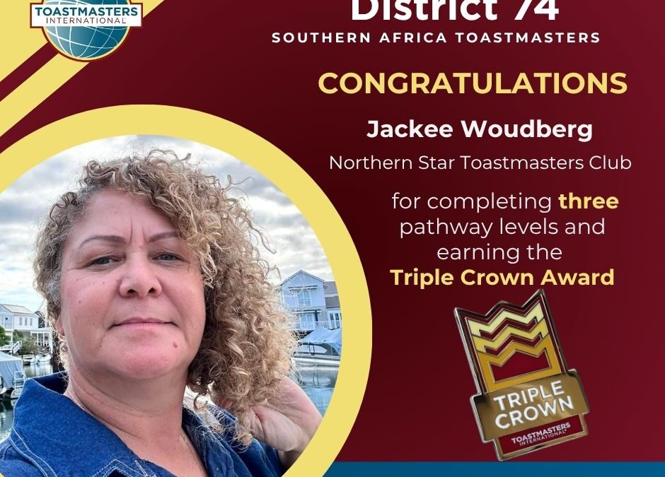 Congratulations, Jackee Woudberg