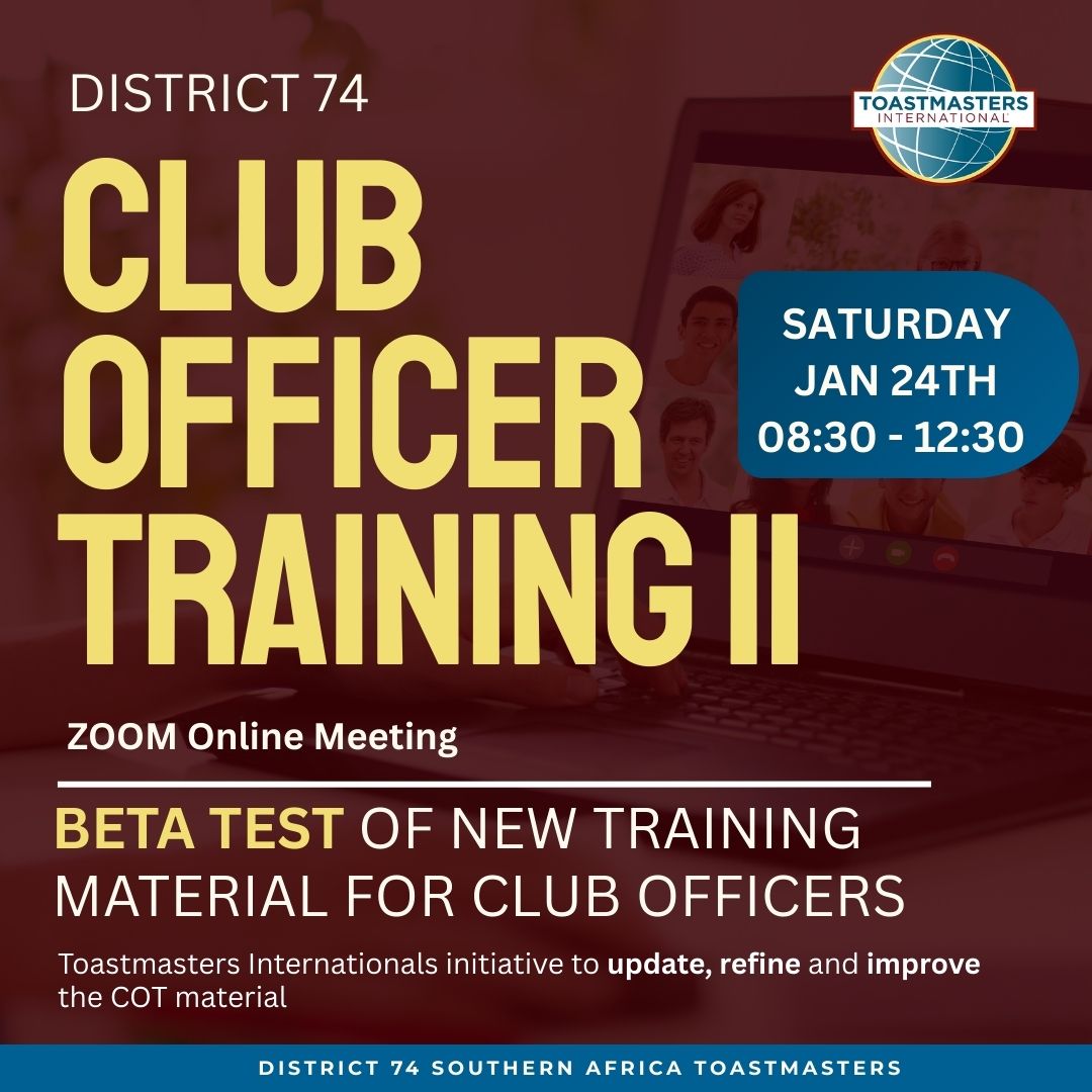 BETA TEST – Club Officer Training