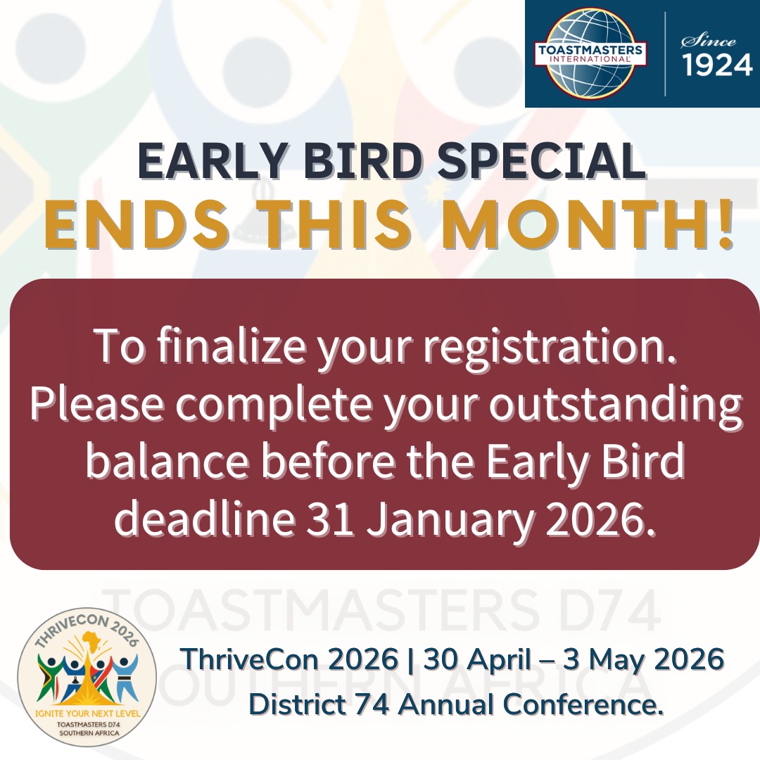 Early Bird Special ENDS THIS MONTH!
