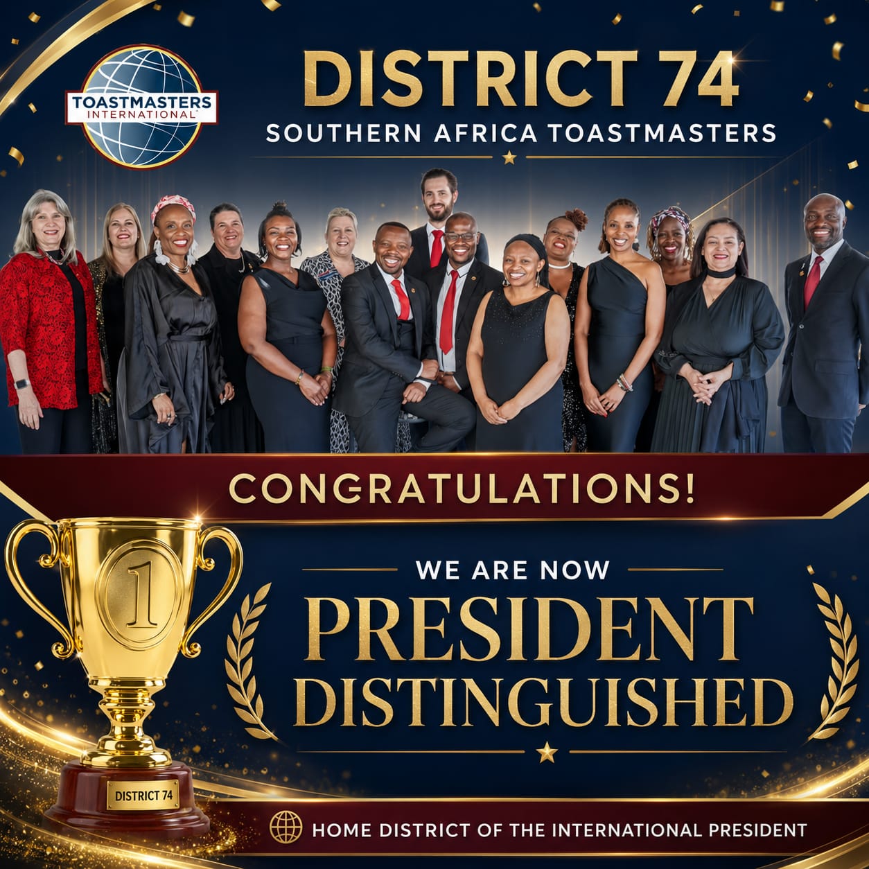 President’s Distinguished District